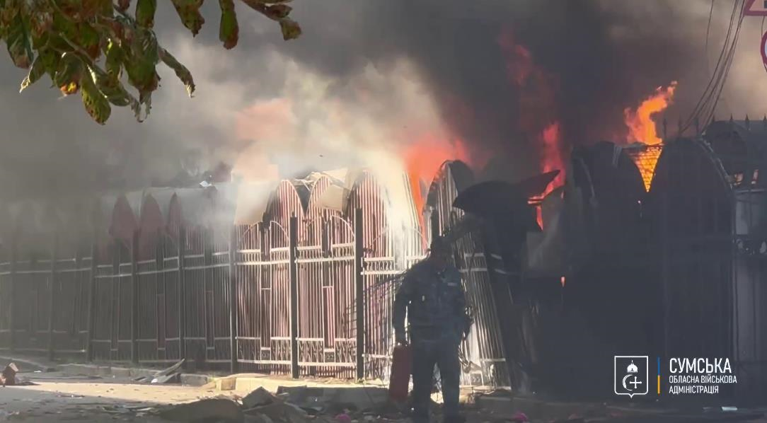 Російські війська вдарили по центру Сум