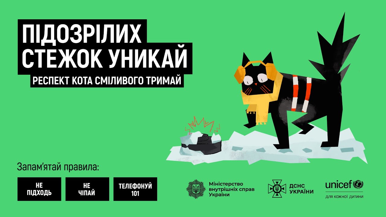 Підозрілих стежок уникай — респект кота сміливого тримай!