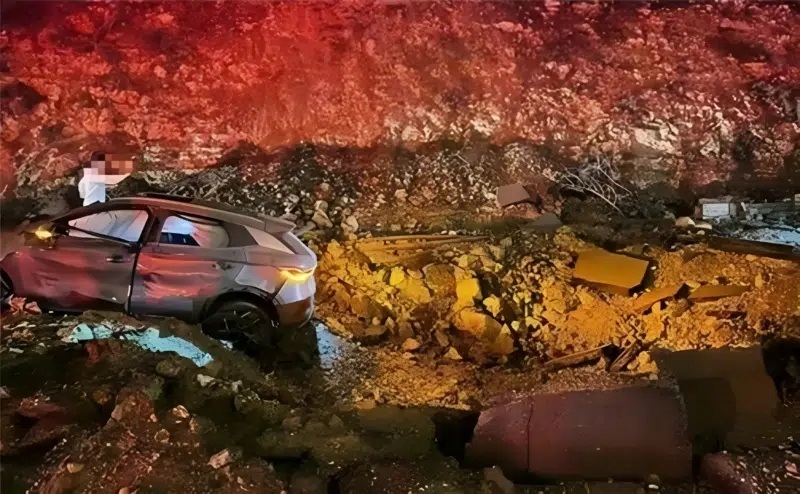 Китайський електромобіль вцілів після влучання ракетою в Єрусалимі